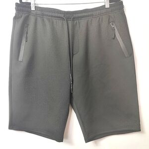 Public Record Men's Zipped Pockets‎ Elastic Waist Standard Fit Shorts Zise 2XL